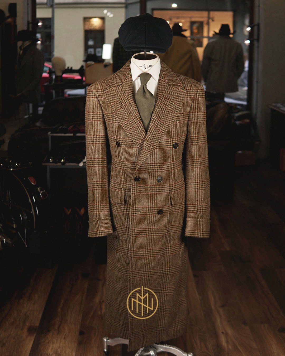 płaszcz na miarę w brytyjskim stylu