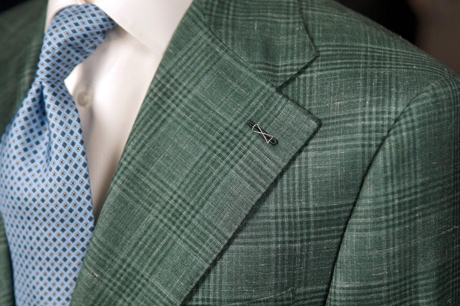 Garnitur na miarę z letniej wełny Piacenza - pracownia Poznań