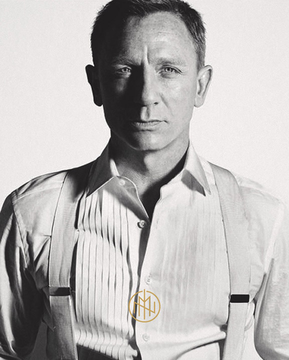 Szelki Jamesa Bonda - jedwabna mora od Alberta Thurstona