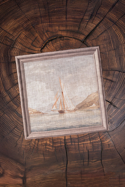 Poszetka “Boats Sailing” (John Christian Schetky) - Art Series