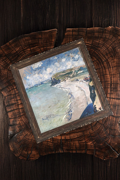 Chusta “Plaża w Pourville” (Claude Monet) - Art Series