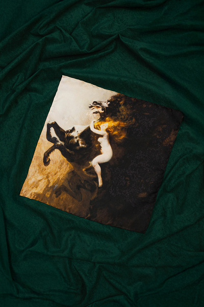 Poszetka jedwabna "Szał Uniesień" (Władysław Podkowiński) - Art Series