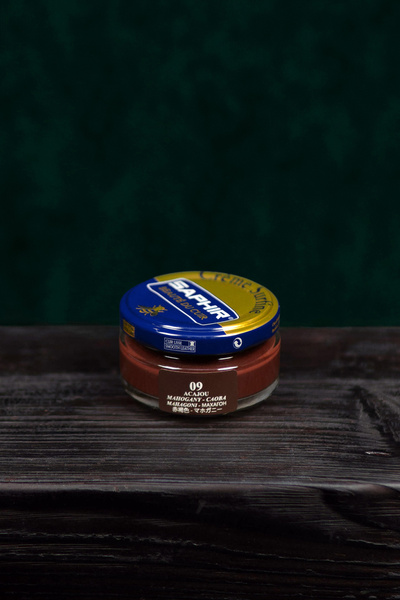 Krem do butów Saphir BDC Pommadier Creme Surfine - mahoniowy brąz/mahogany (odcień 09)