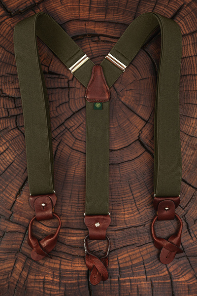 Oliwkowe szelki z taśmy elastycznej (Olive Drab) | Standard Issue