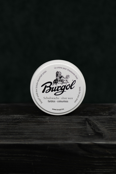 Woskowa pasta do butów Burgol Shoe Polishing Wax 100ml - bezbarwna/colourless (wosk)