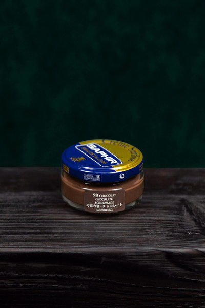 Krem do butów Saphir BDC Pommadier Creme Surfine - czekoladowy brąz/chocolate brown (odcień 98)