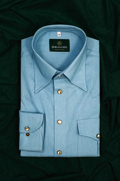 Koszula westernowa z jasnego denimu - Texas patrol shirt light