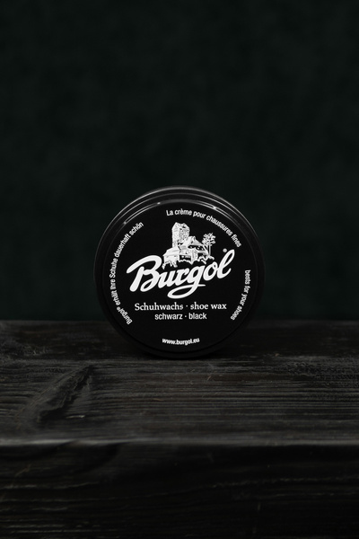 Woskowa pasta do butów Burgol Shoe Polishing Wax 100ml - czarna/black (wosk)