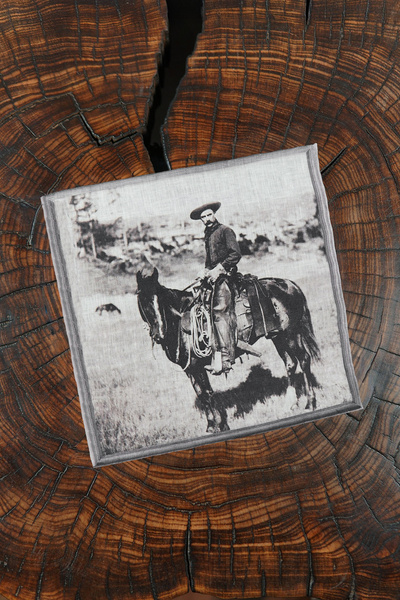 Poszetka lniana “The Cow Boy” (John C. H. Grabill) - Archive Series